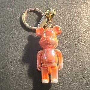 Orange Bear bag charms